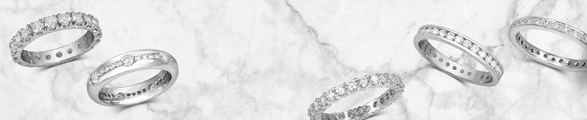 Acheter jonc éternité à diamant
