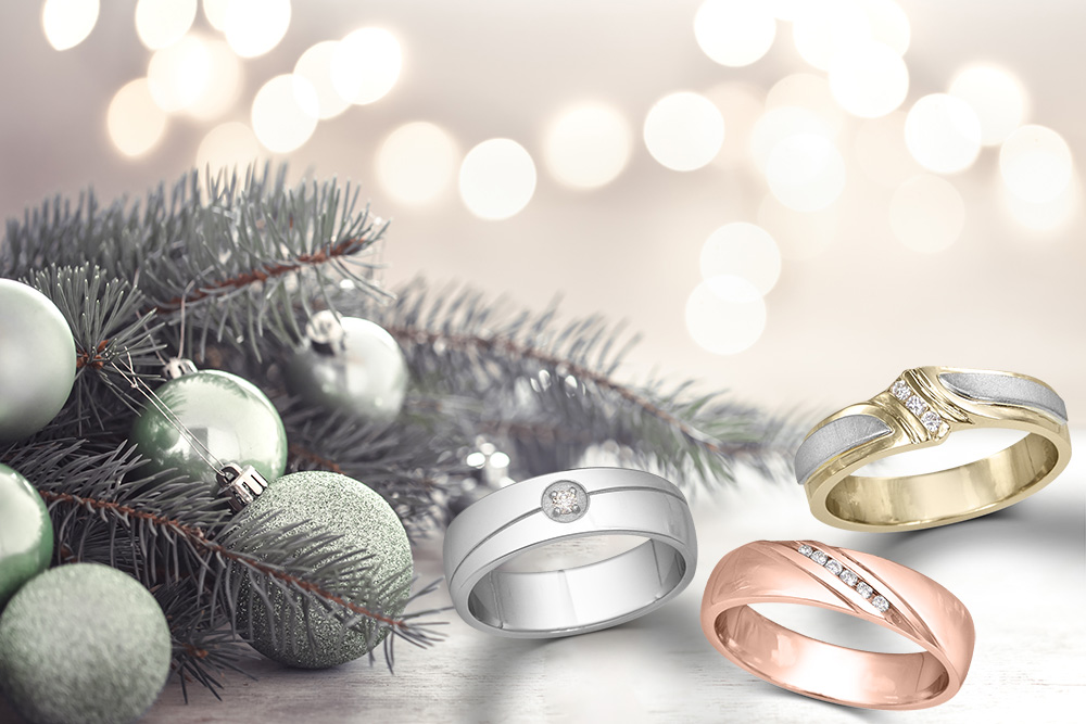 Sélection jonc diamant homme en or à offir en cadeau